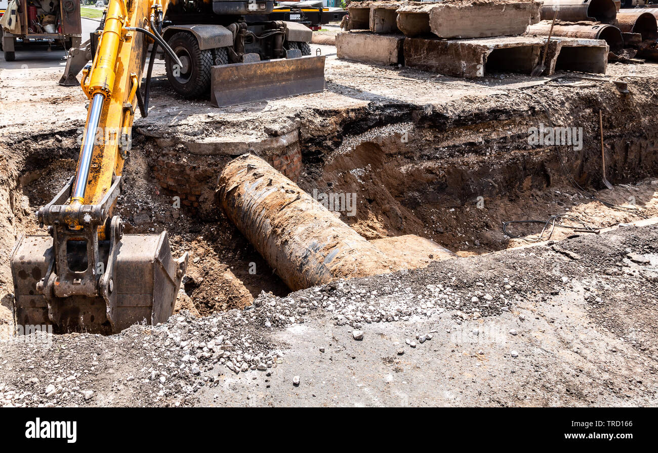 Replacement of heating pipes and modernization of the heating system