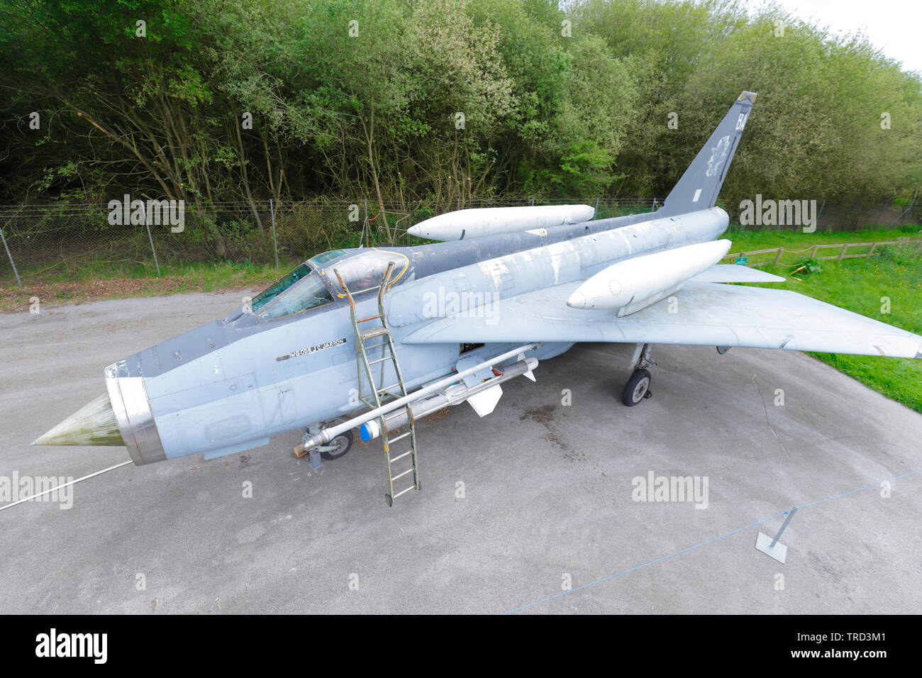 F6 Lightning at Yorkshire Air Museum in Elvington. Stock Photo