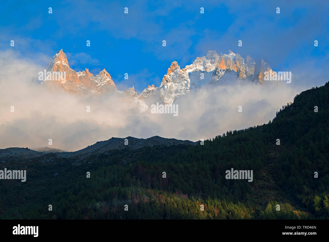 Aiguilles Rouges Of Chamonix Chamonix French Alps Savoy France 
