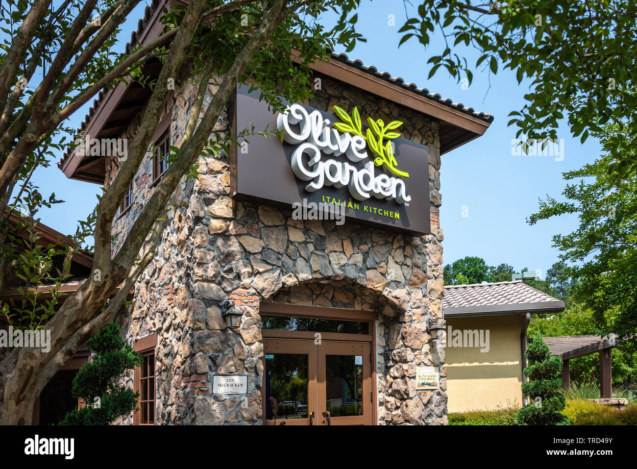 Olive Garden Italian restaurant in Buford, Georgia near Atlanta. (USA) Stock Photo