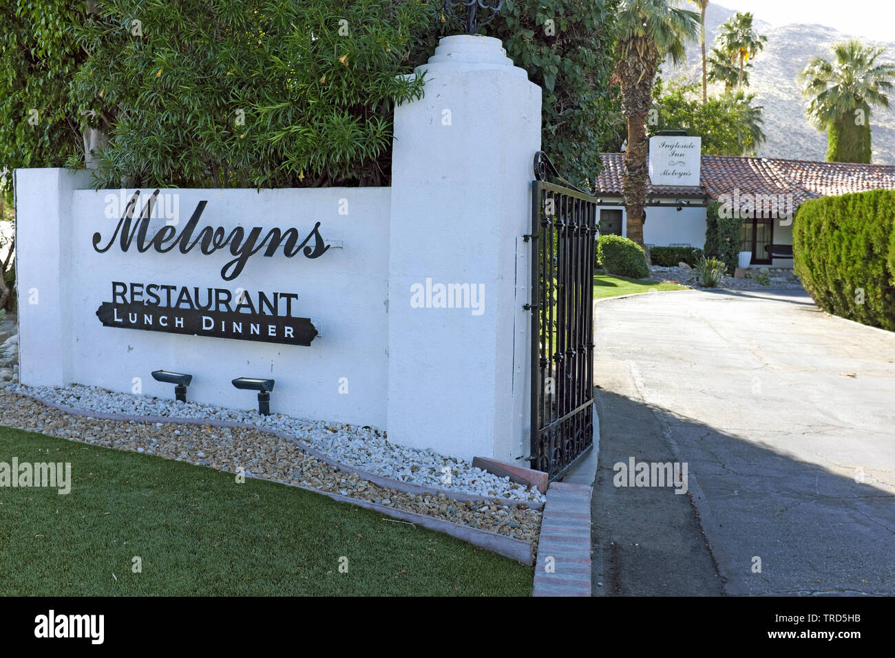 Melvyns restaurant palm springs hires stock photography and images Alamy