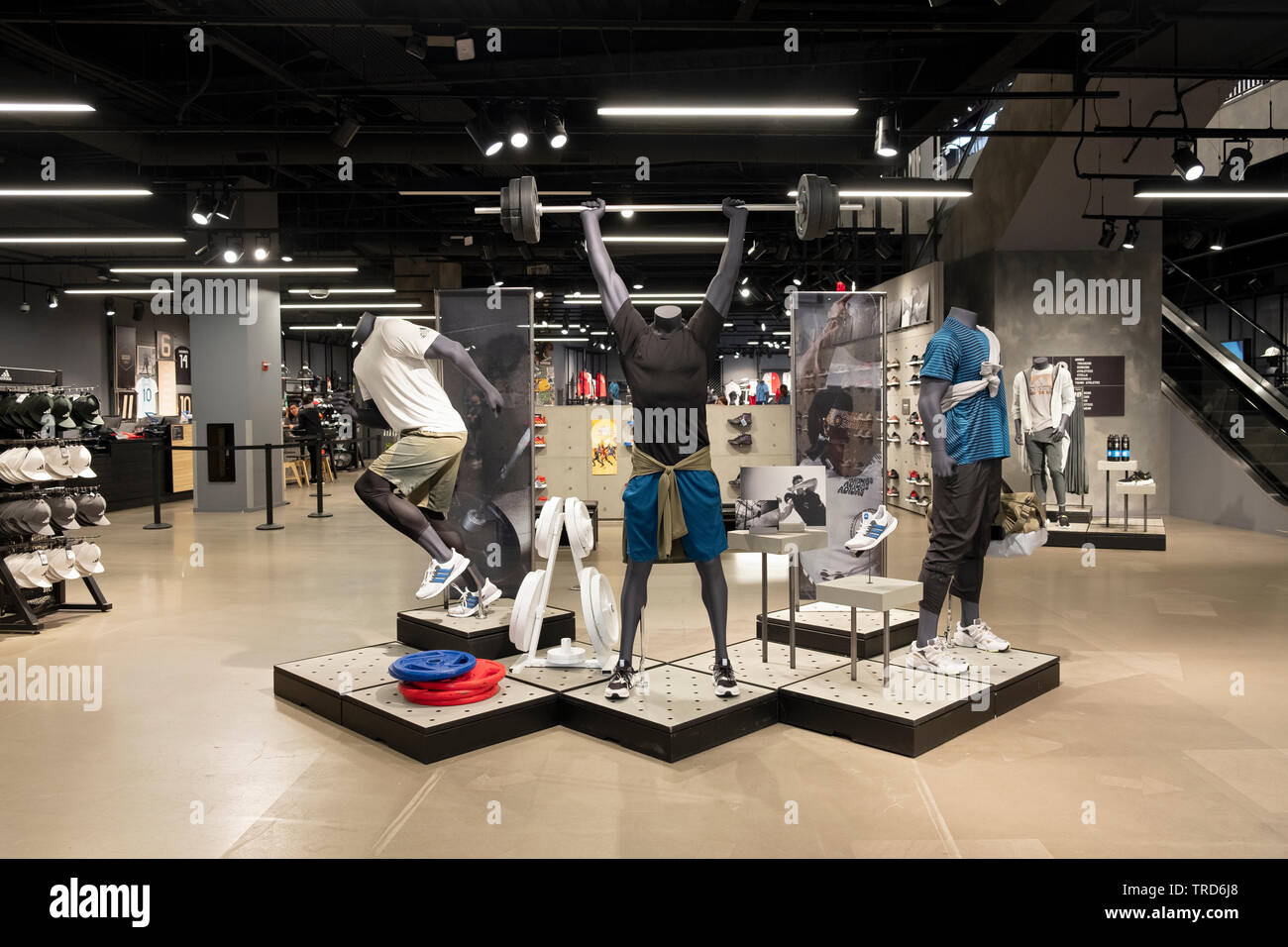 Adidas store interior hi-res stock photography and images - Alamy