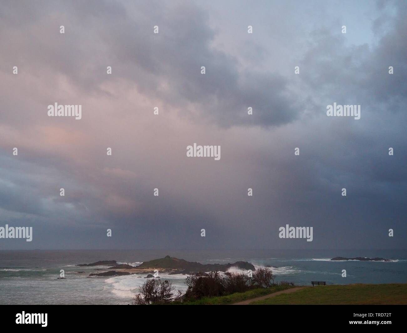 Purple Pink Grey Sky High Resolution Stock Photography and Images - Alamy
