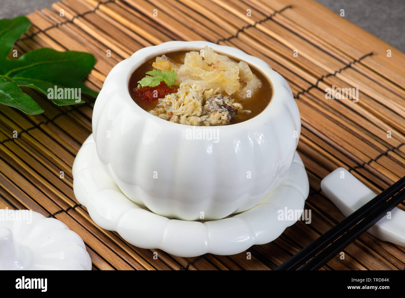 Chinese traditional nourishing health soup Stock Photo