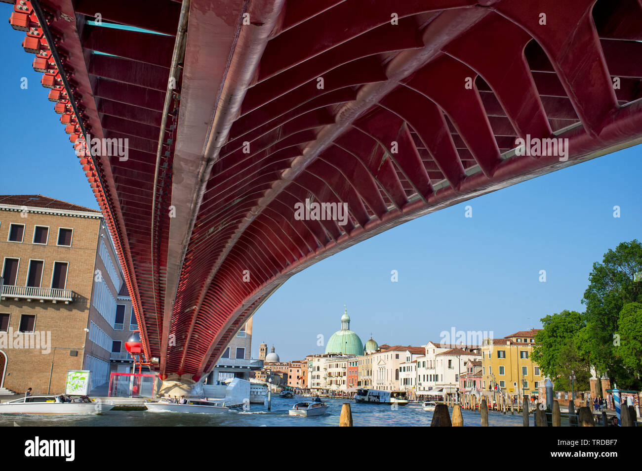 10 May 2019, Venice, Italy The Ponte di Calatrava or Ponte Della