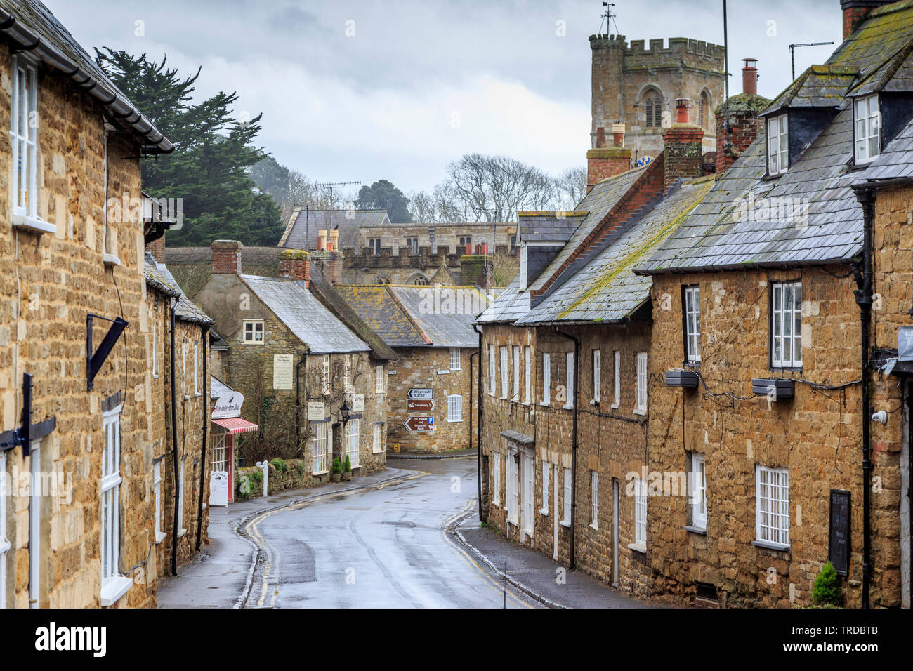 abbotsbury picturesque village, dorset, england, uk Stock Photo Alamy