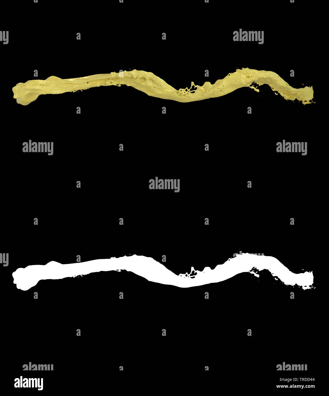 3D illustration of a orange juice flow with alpha layer Stock Photo Alamy