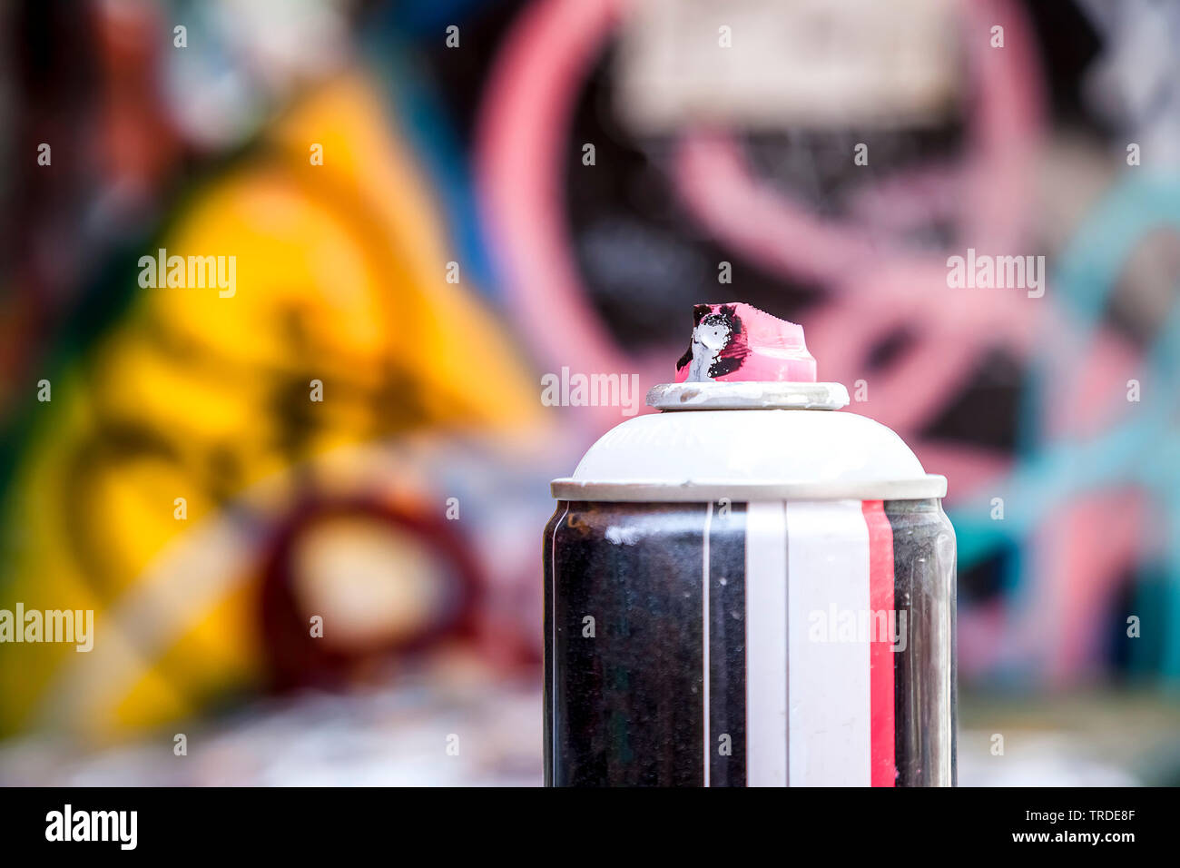 spray can for graffiti Stock Photo Alamy