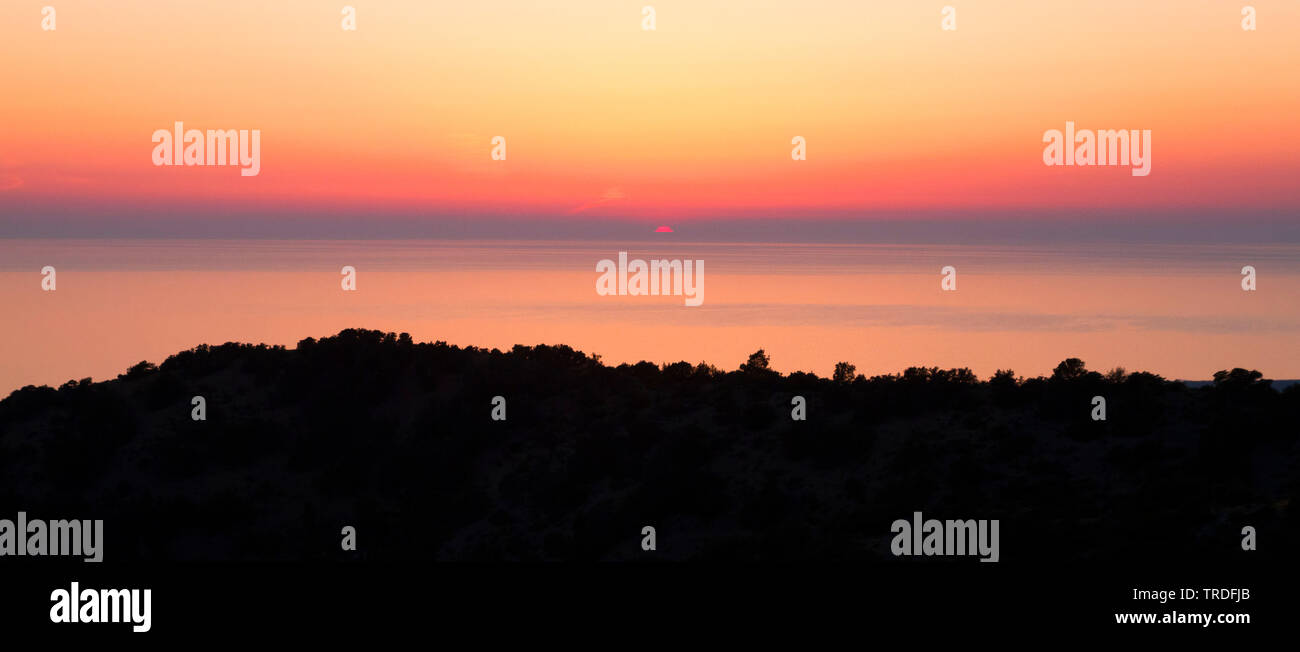 Landscape of Mediterranean Island Cyprus , Cyprus, Akamas Stock Photo