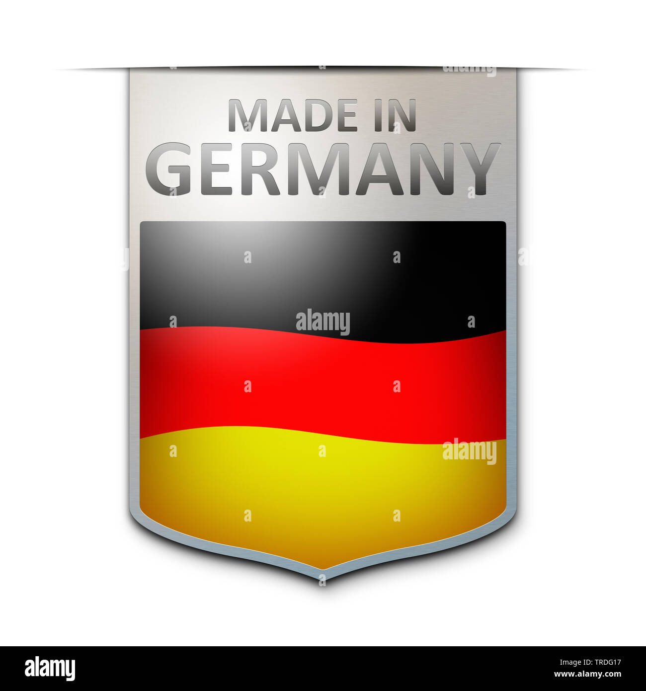 badge with the inscription Made in Germany, Germany Stock Photo