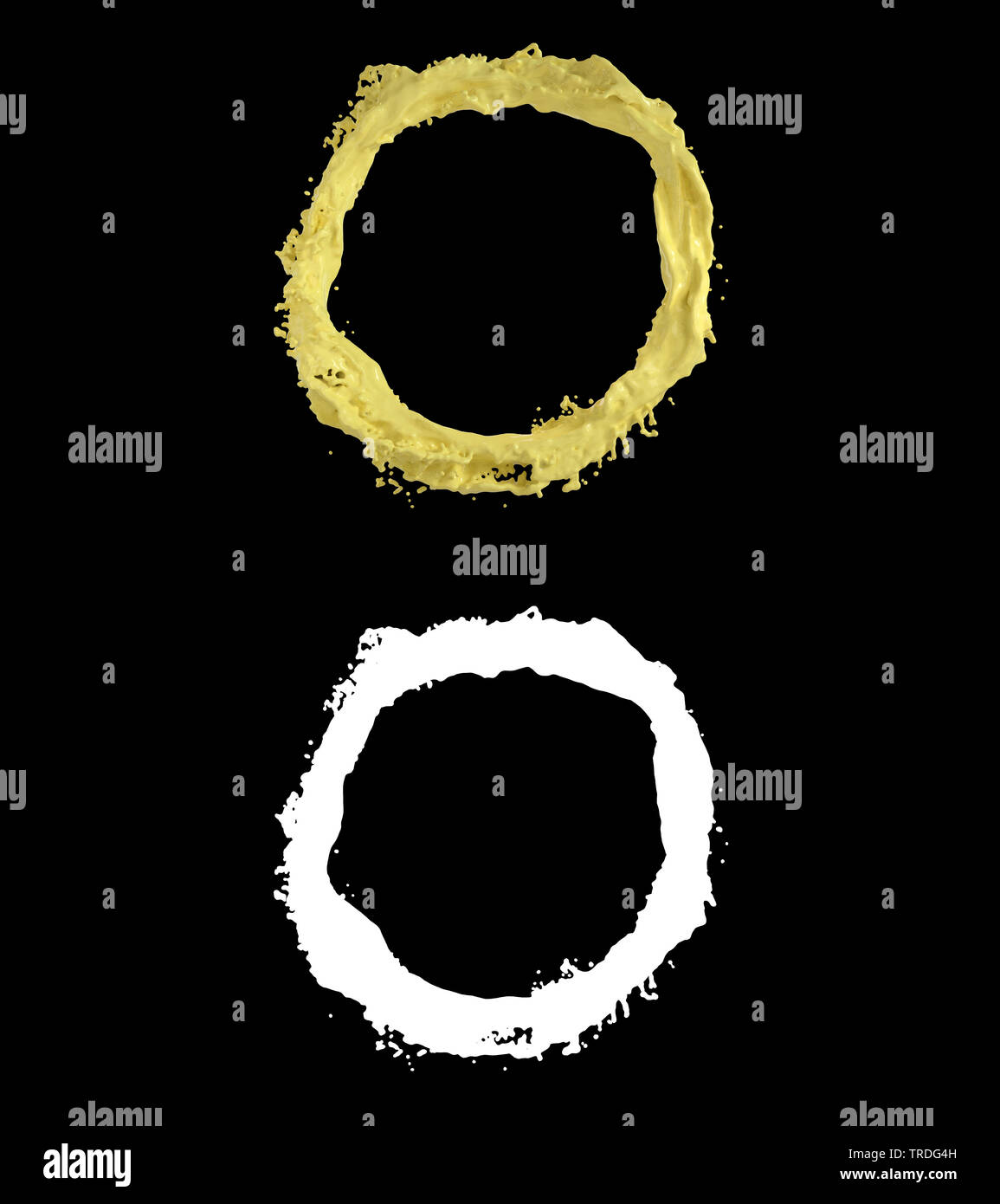 3D illustration of a orange juice flow with alpha layer Stock Photo Alamy