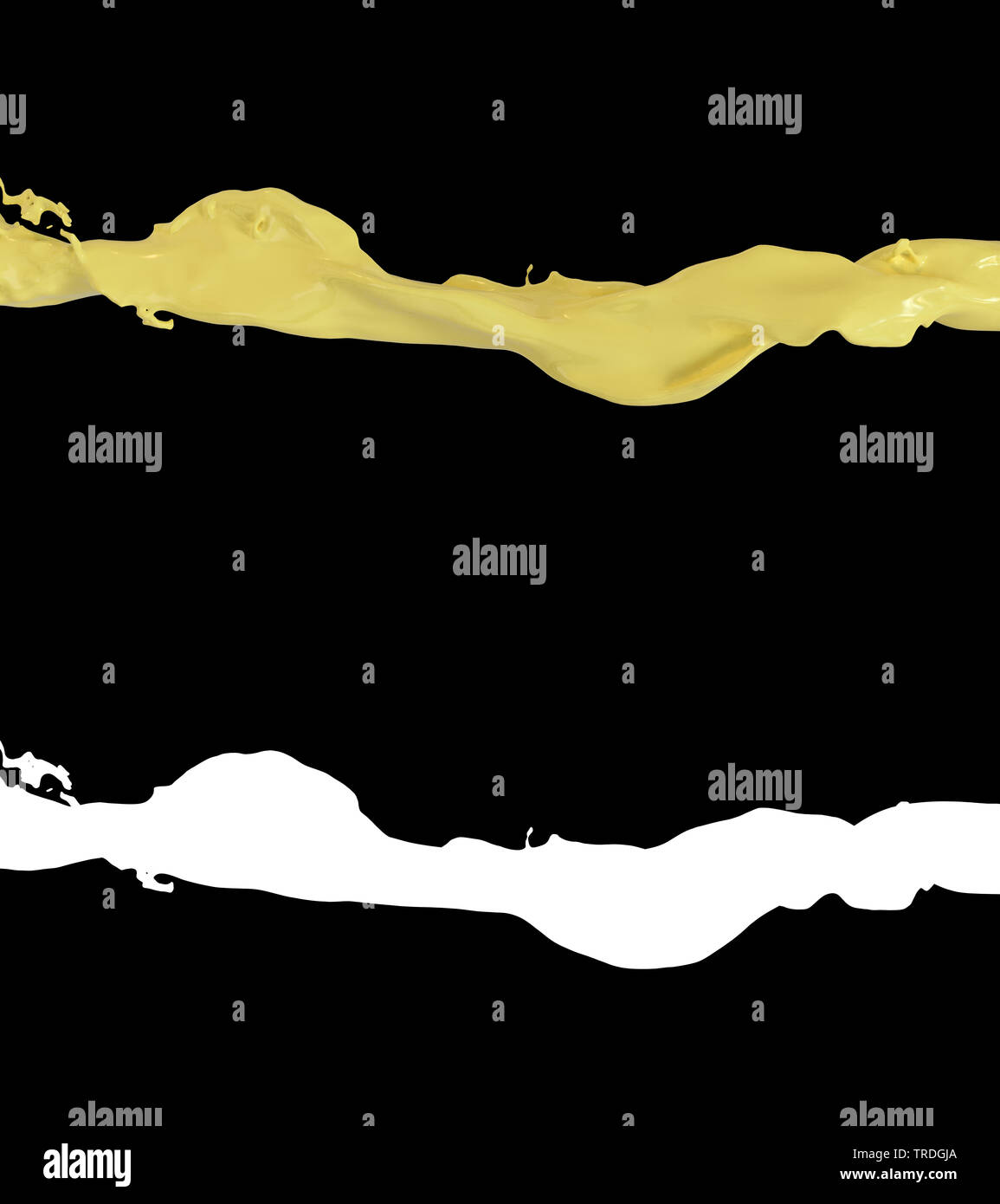 3D illustration of a orange juice flow with alpha layer Stock Photo Alamy