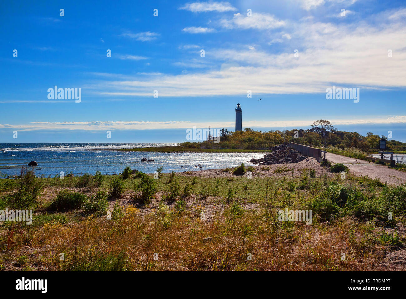 lighthouse Long Erik, Sweden, Oeland Stock Photo