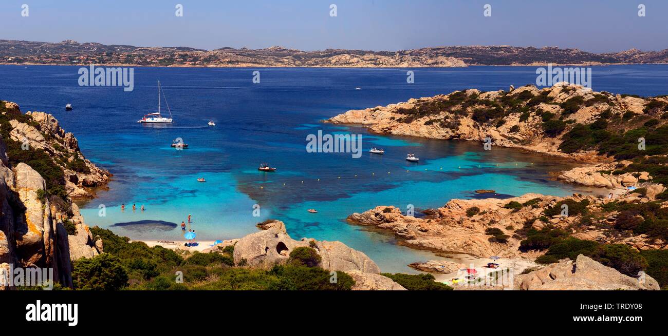 picturesque bay, Maddalena archipelago, Italy, Sardegna, Olbia Stock Photo