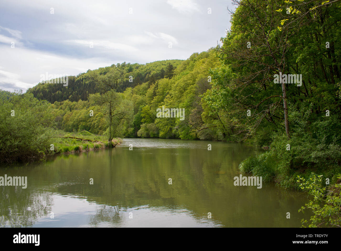 Danube valley, Germany, Baden-Wuerttemberg, Beuron Stock Photo