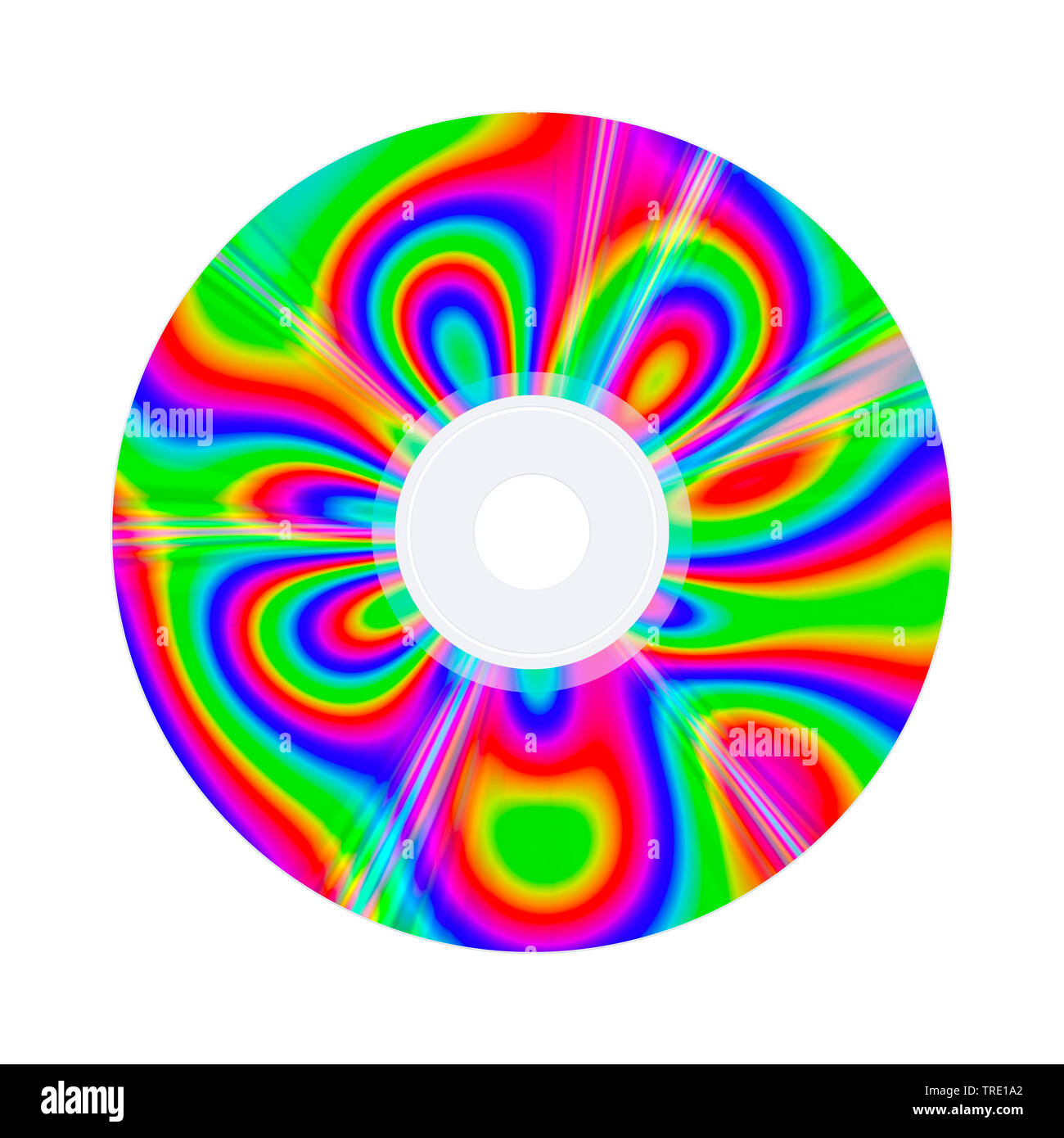 compact disc with nice colors, Bundesrepublik Deutschland Stock Photo