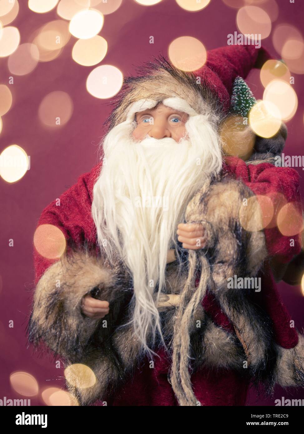 Christmas decoration Santa Claus Stock Photo - Alamy
