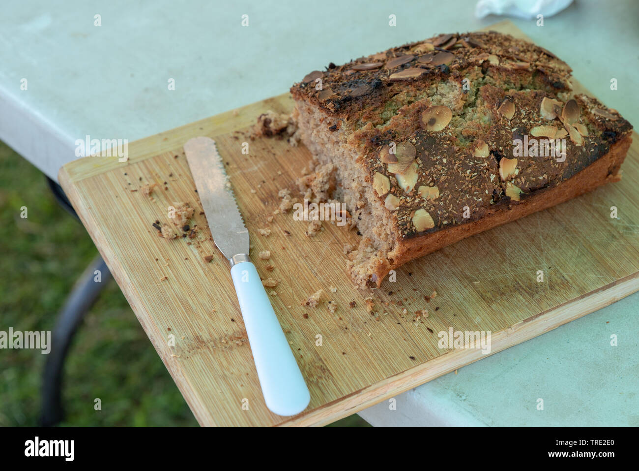 banana bread healthy lifestyle food Stock Photo