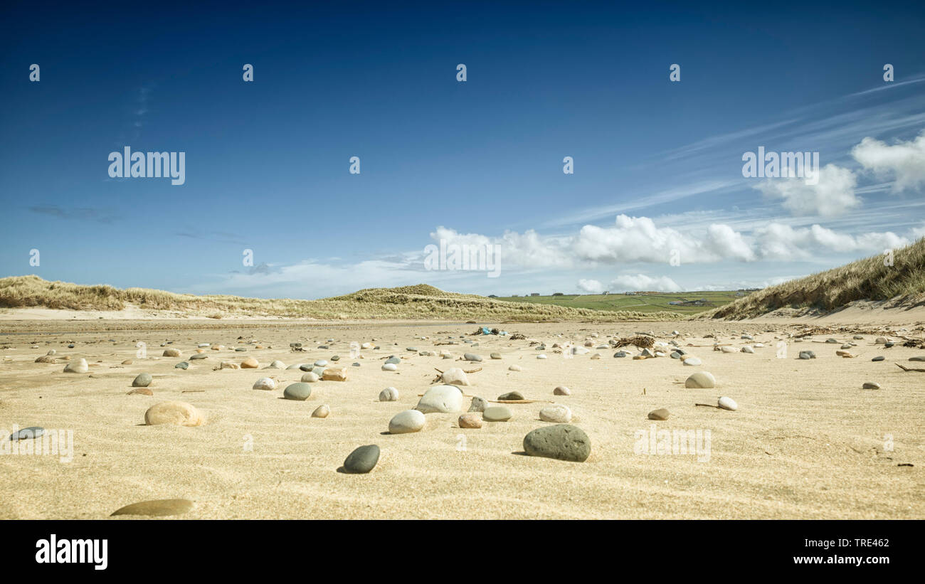 View of Falcarragh Beach near Donegal in the north of Ireland, Ireland
