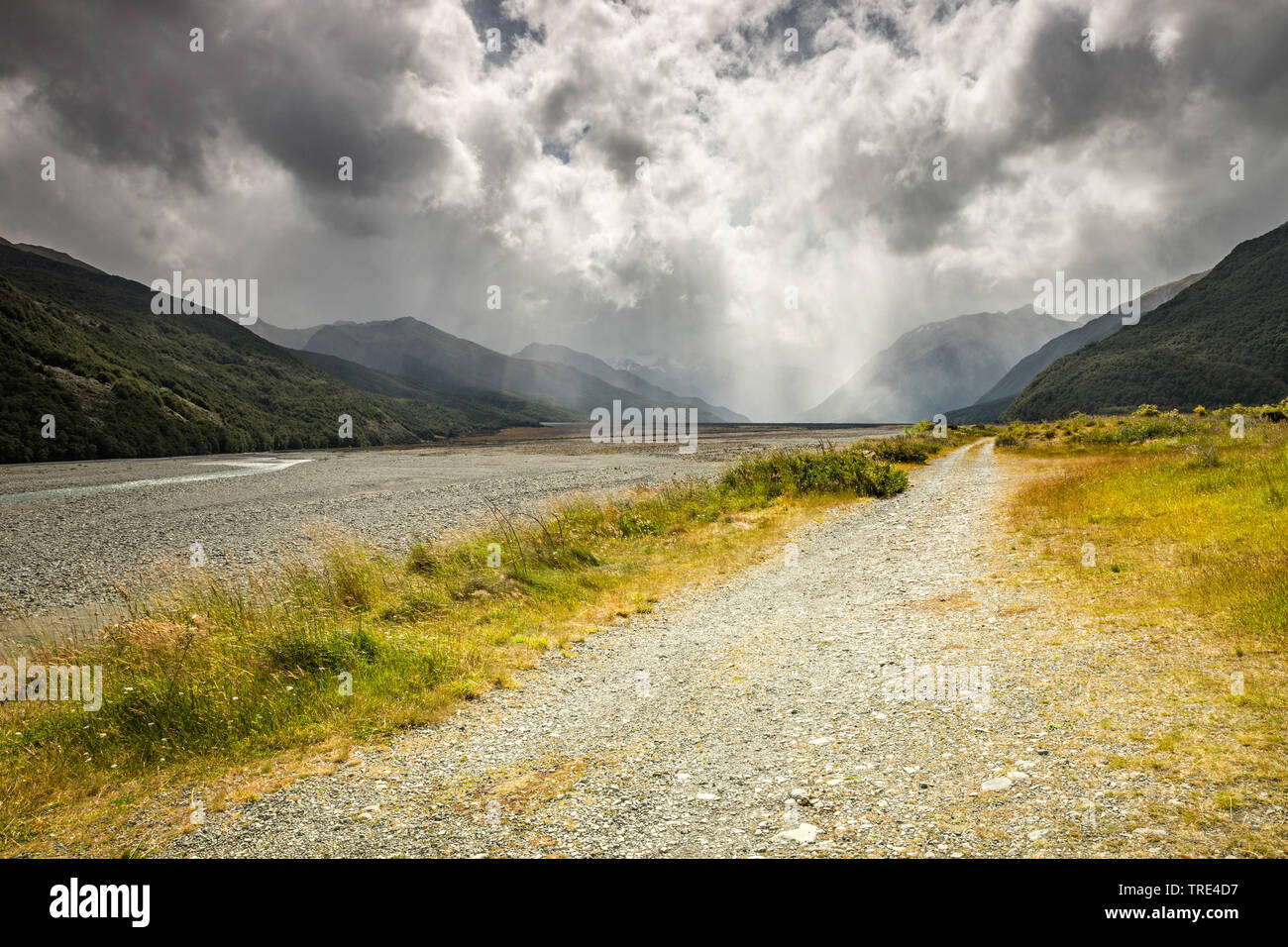 Typical weather, New Zealand Stock Photo