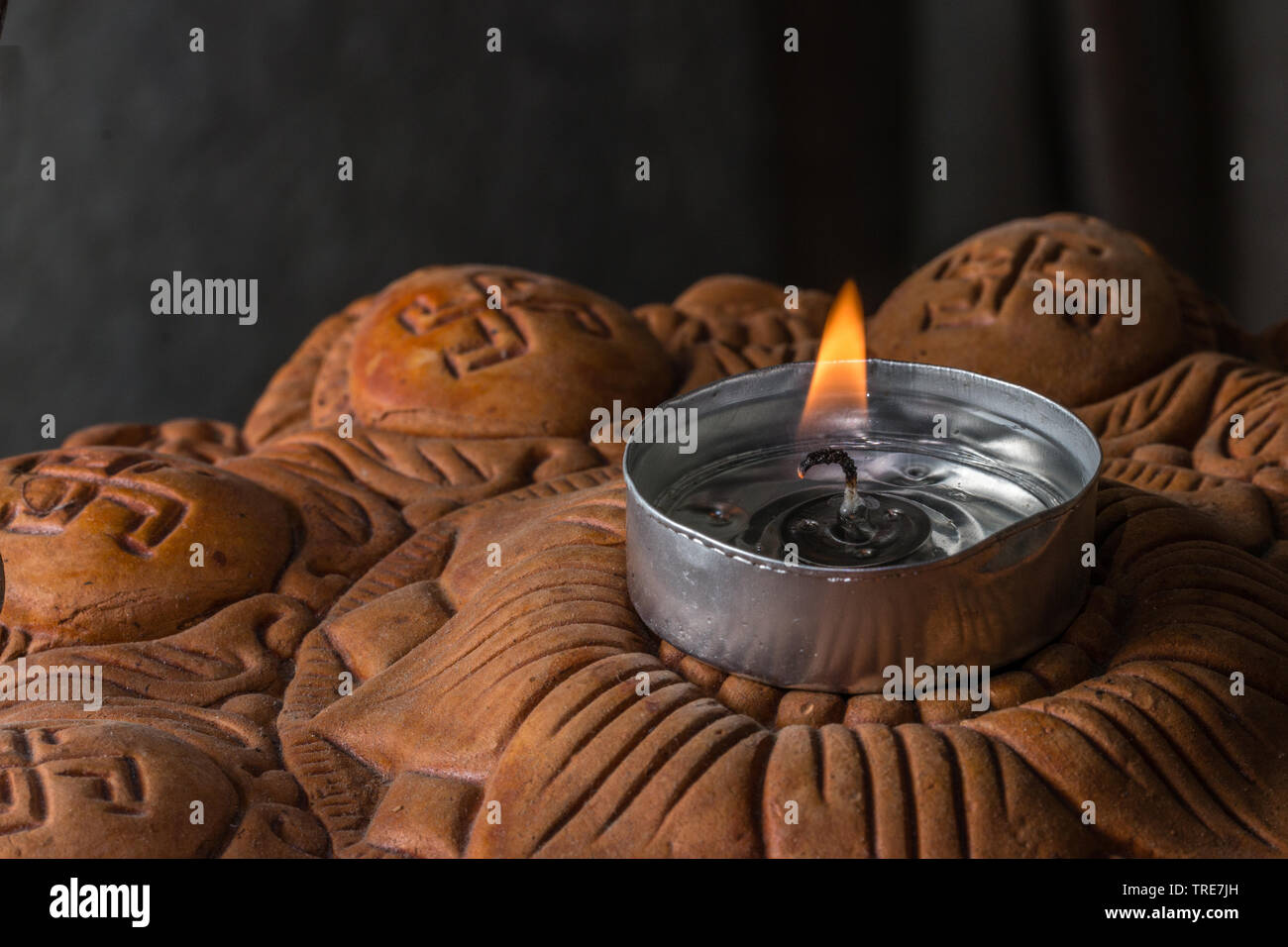 Traditional Indian oil lamp Stock Photo Alamy