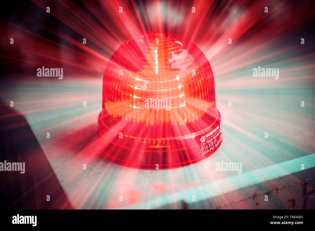 Flashing Light Warning High Resolution Stock Photography and Images Alamy