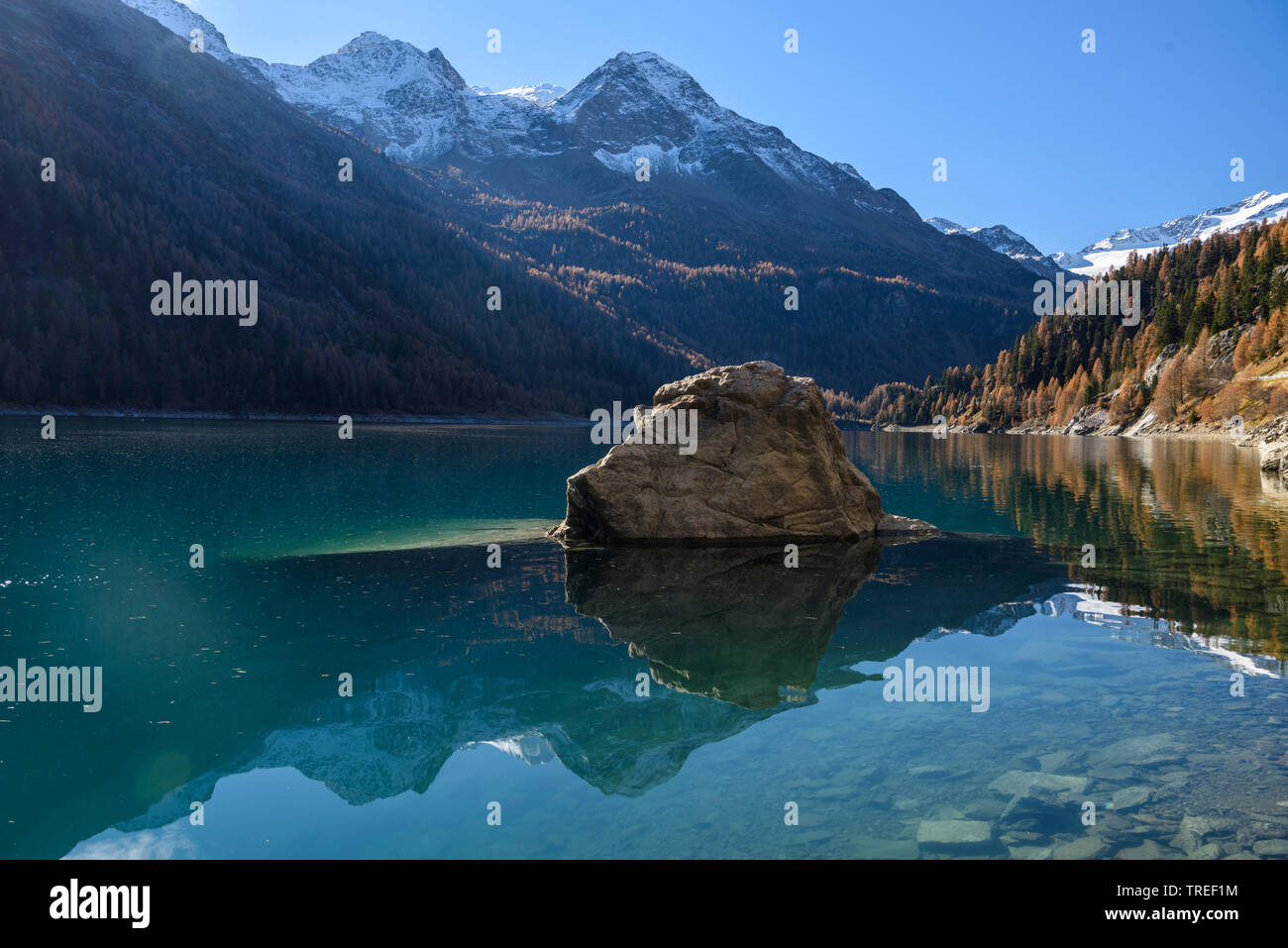 Lago di Gioveretto in the Val Martello, Italy, South Tyrol, Vinschgau Stock  Photo - Alamy