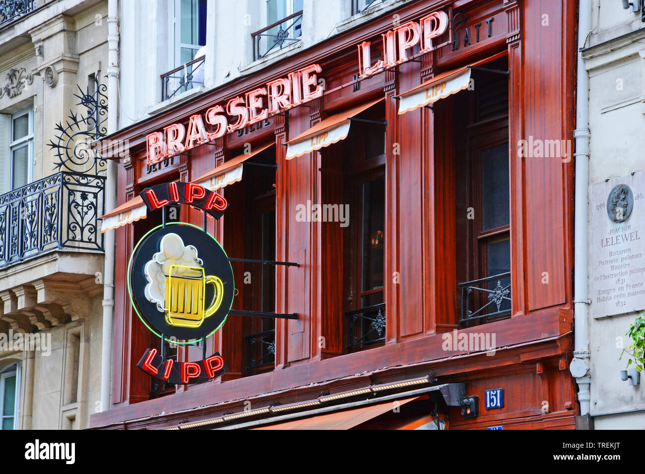 Brasserie Lipp, Boulevard SaintGermain, SaintGermaindesPrés, Latin