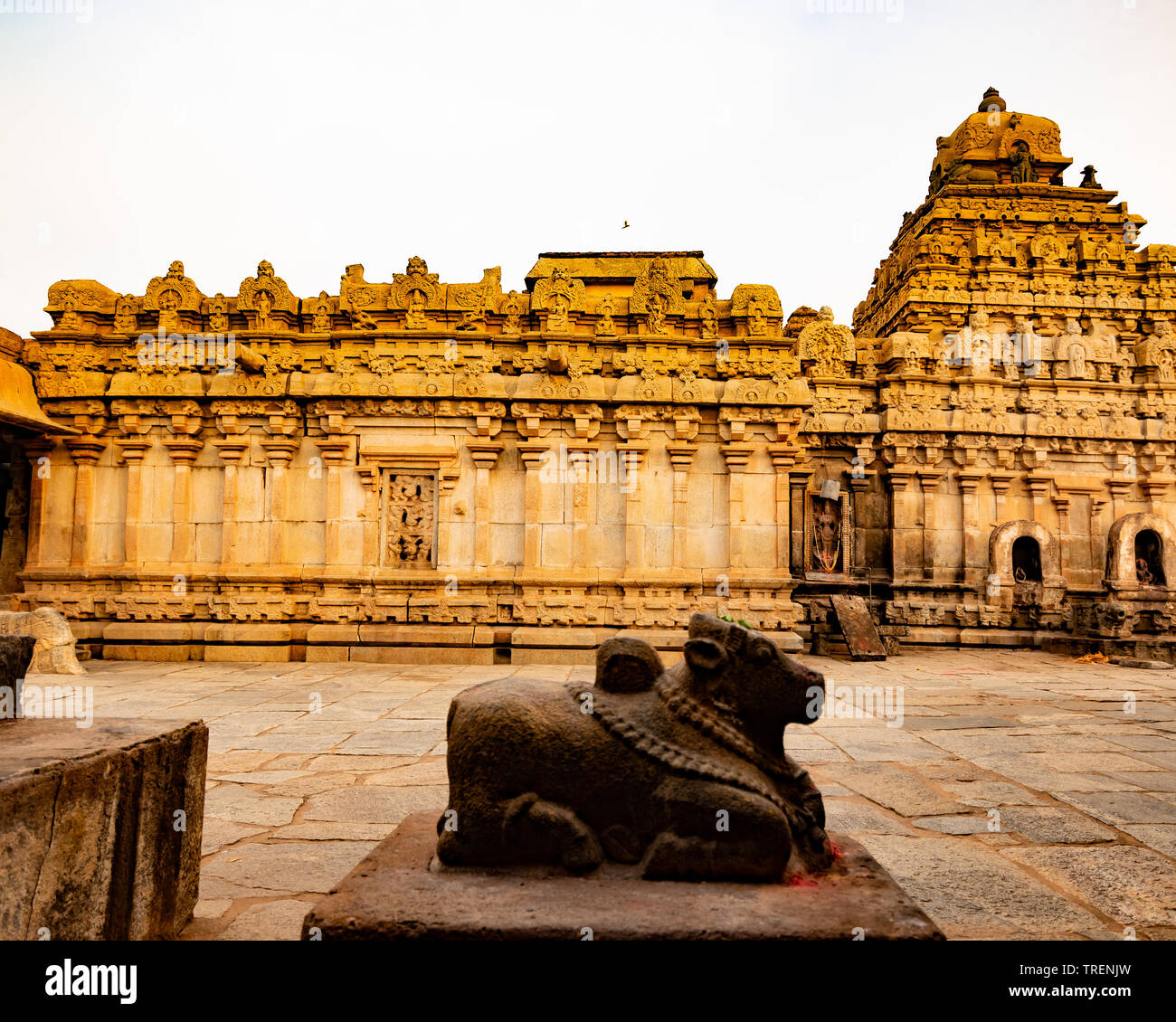 Bhoga Nandeeshwara Temple, Bangalore Stock Photo
