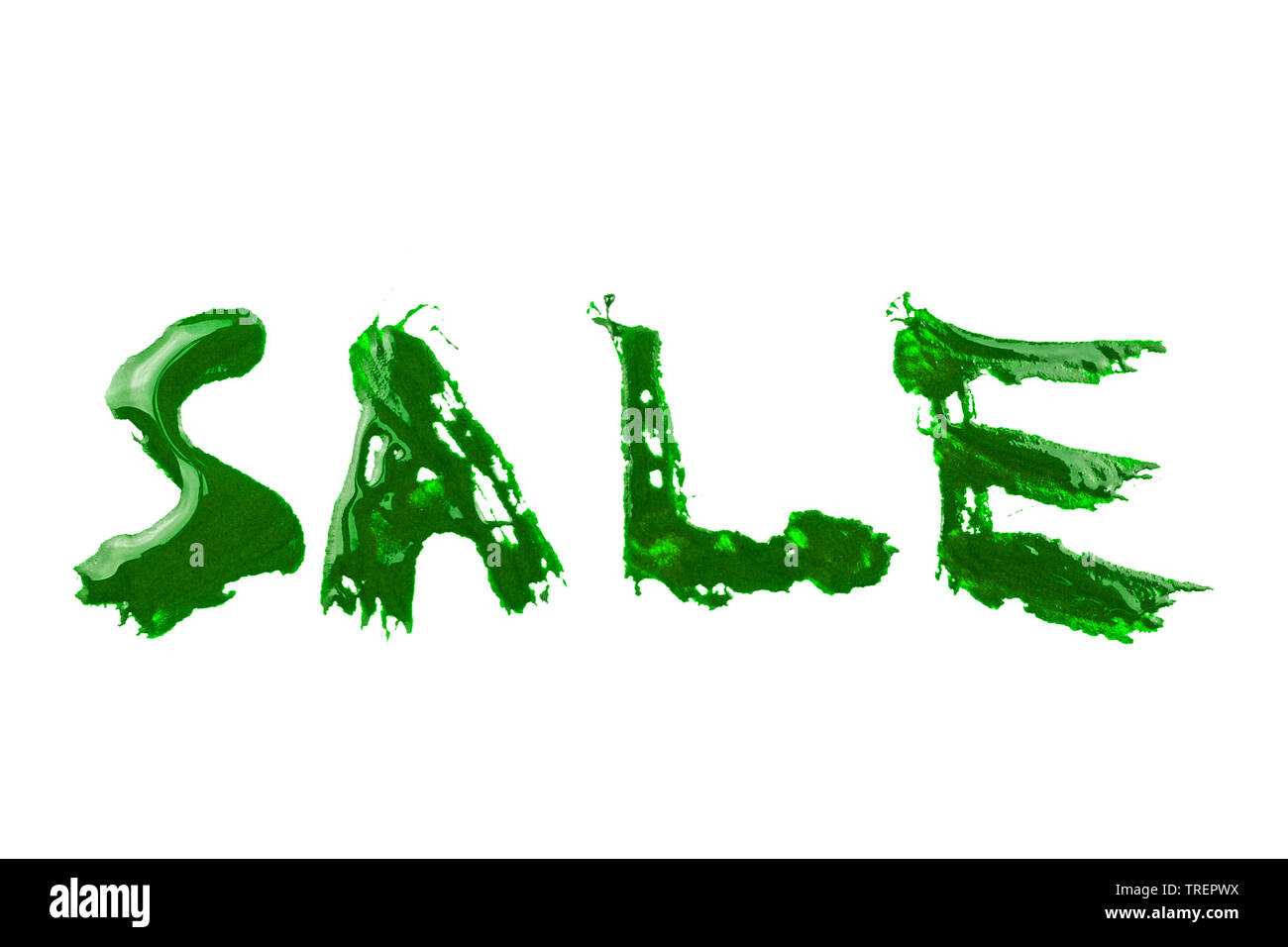 green oil paint spot isolated on white background Stock Photo Alamy