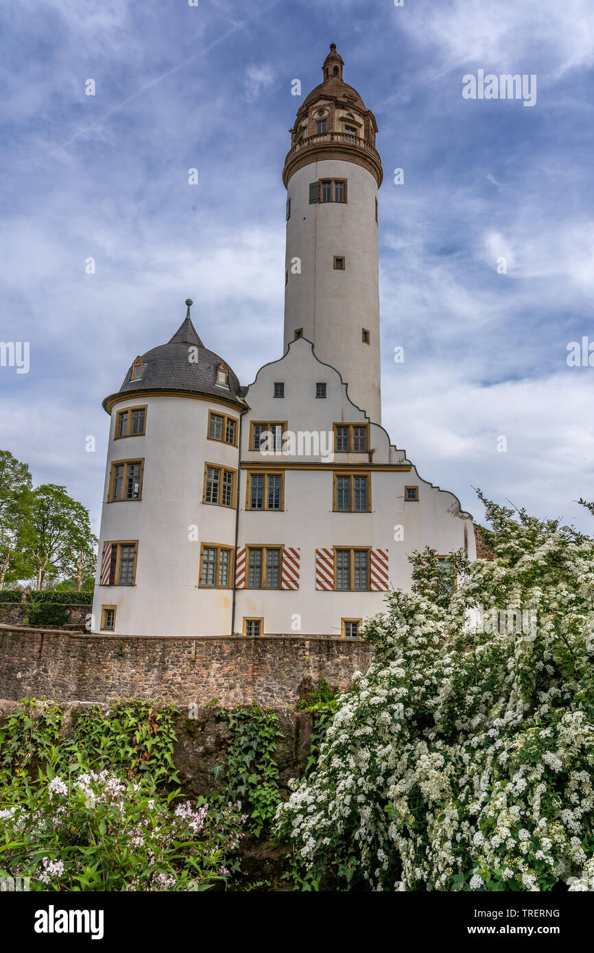 view of medieval castle of hoechst, Frankfurt, germany Stock Photo Alamy