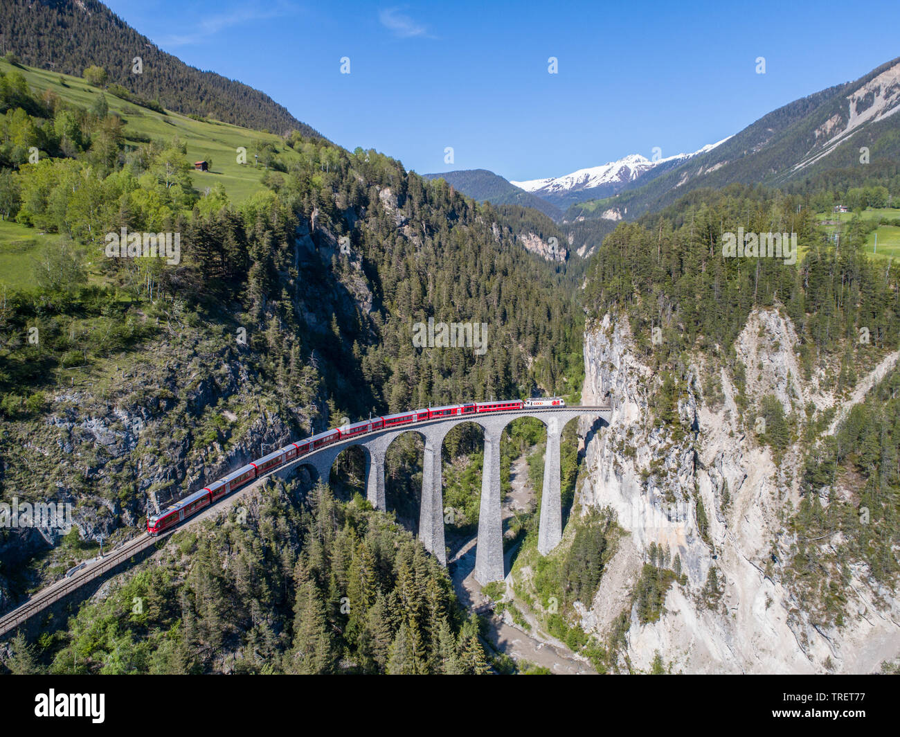 Landwasser viaduct hi-res stock photography and images - Alamy