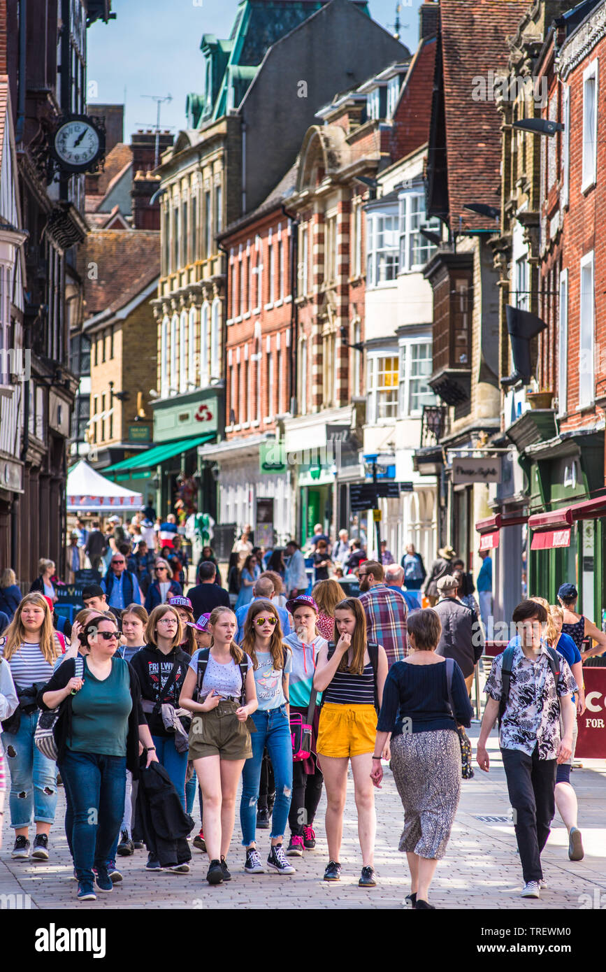 Winchester city centre hi-res stock photography and images - Alamy