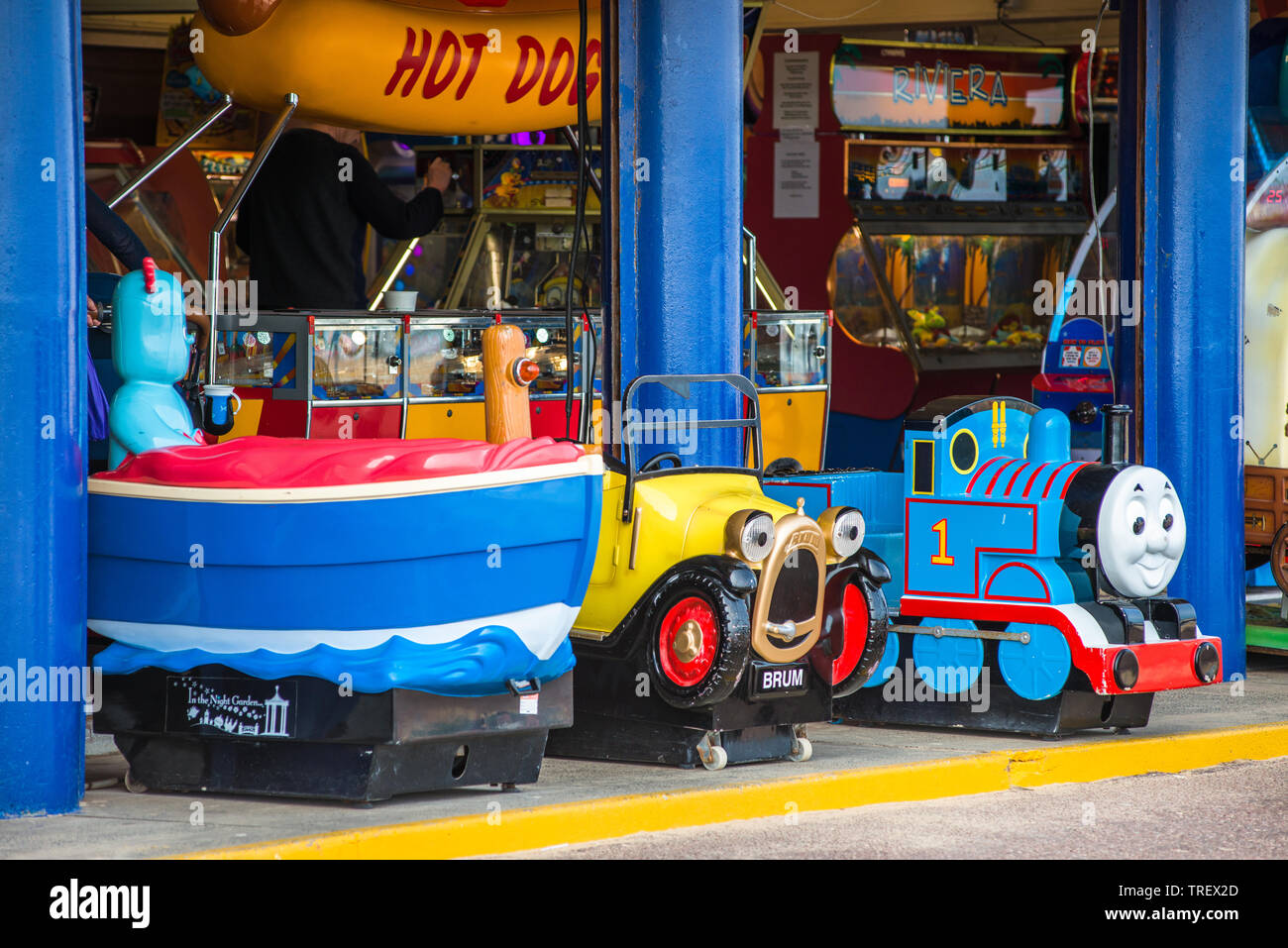 Amusements arcade on Bournemouth seafront in Dorset, England, UK Stock ...