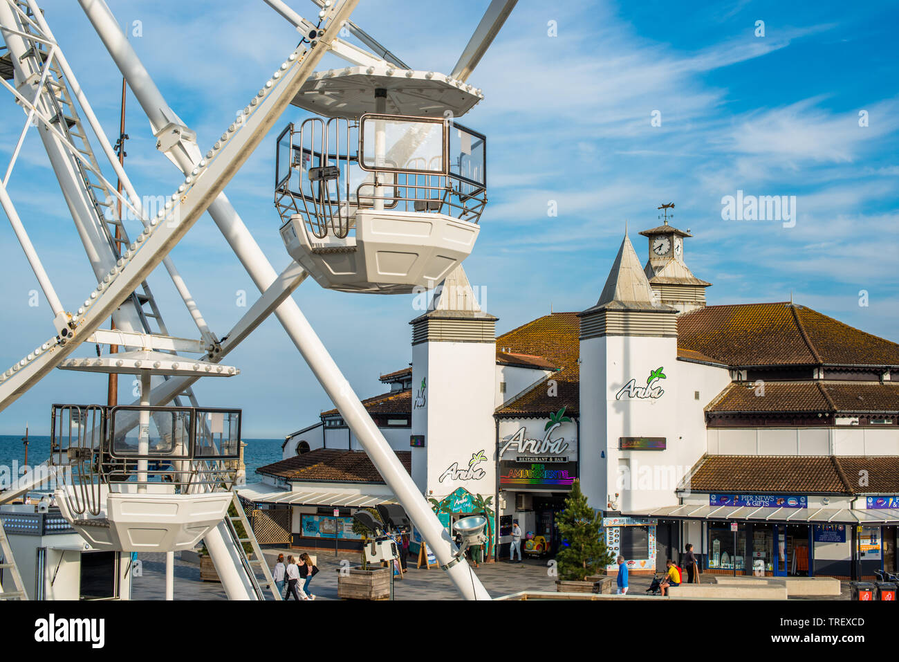 Bournemouth Pier and Big Wheel. Dorset. England. UK. Stock Photo