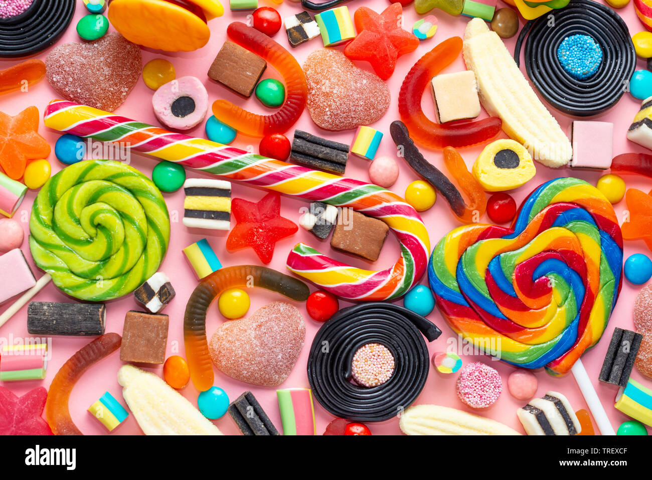 Seamless lollipops hi-res stock photography and images - Alamy