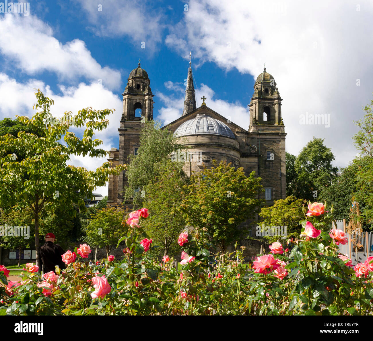 St cuthberts church, princes st gardens edinburgh Stock Photo Alamy