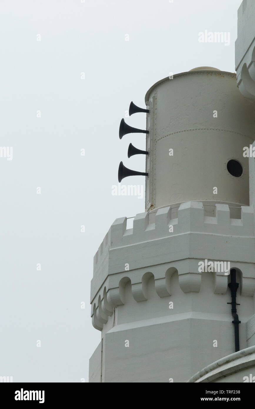 Fog horn / horns of Saint Catherine's Lighthouse on the Isle of Wight