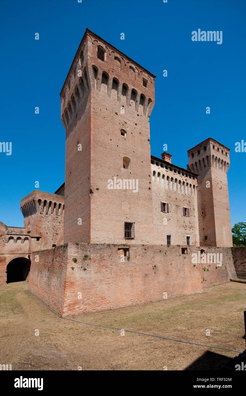 Italy, Emilia Romagna, Vignola, Rocca di Vignola, Castle Stock Photo