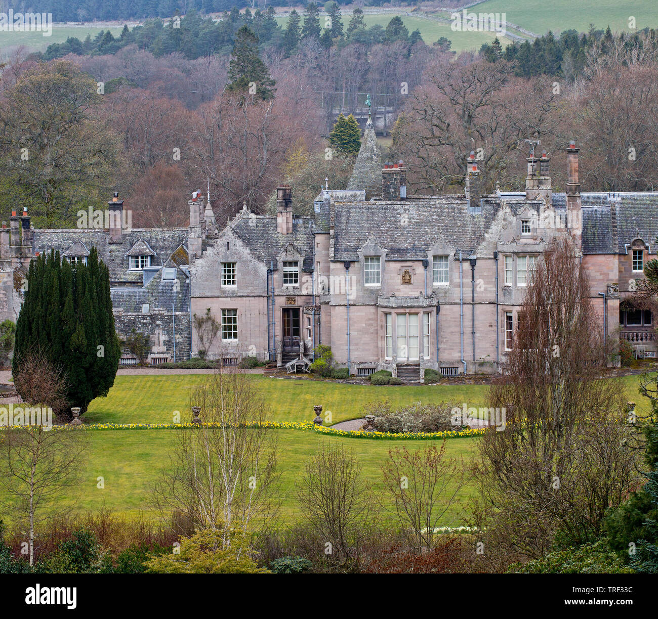 Dawyck House, Scottish Borders, Scotland Stock Photo Alamy
