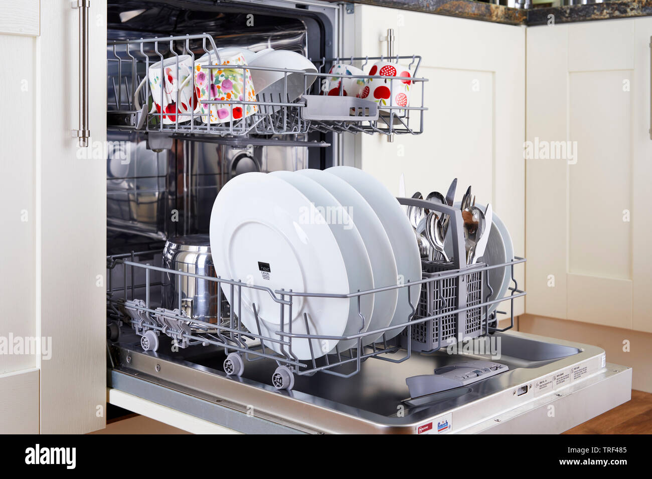 Clean dishwasher Stock Photo