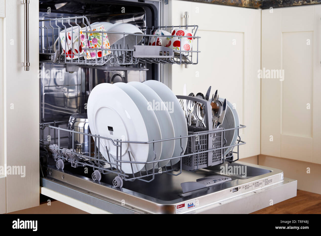 Clean dishwasher Stock Photo