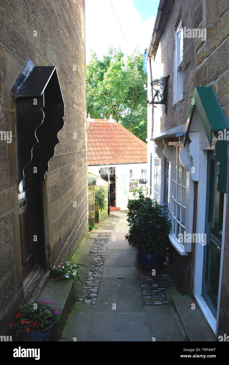 exteriors around Robin Hoods Bay. west yorkshire Stock Photo Alamy