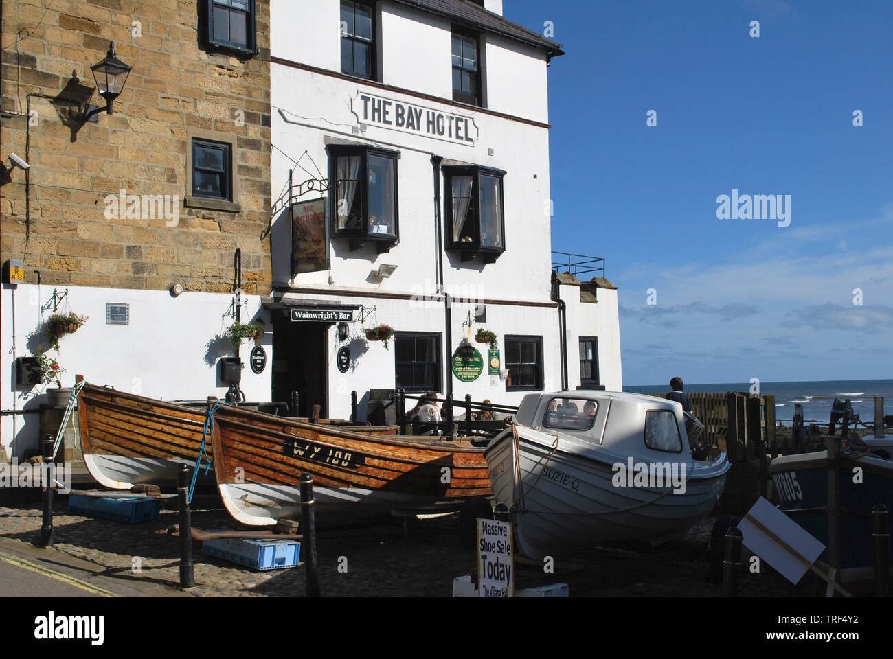 exteriors around Robin Hoods Bay. west yorkshire Stock Photo Alamy