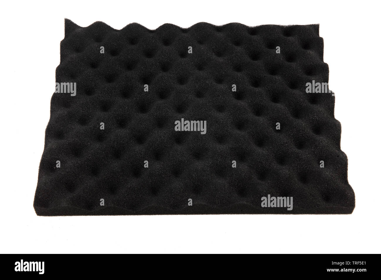 The pattern of the soundproof panel of polyurethane foam. Sound Insulation Material Stock Photo