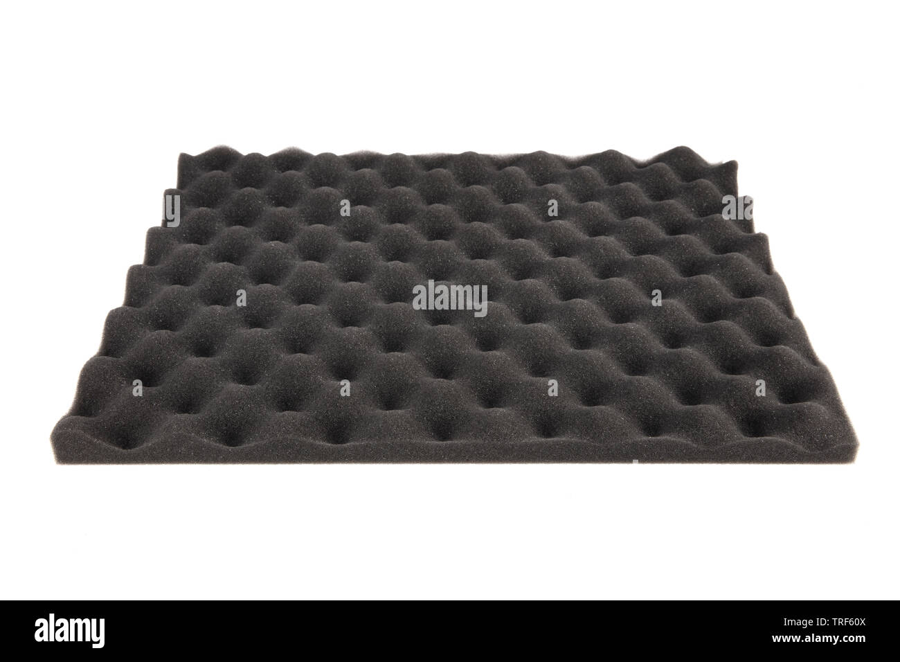 The pattern of the soundproof panel of polyurethane foam. Sound Insulation Material Stock Photo