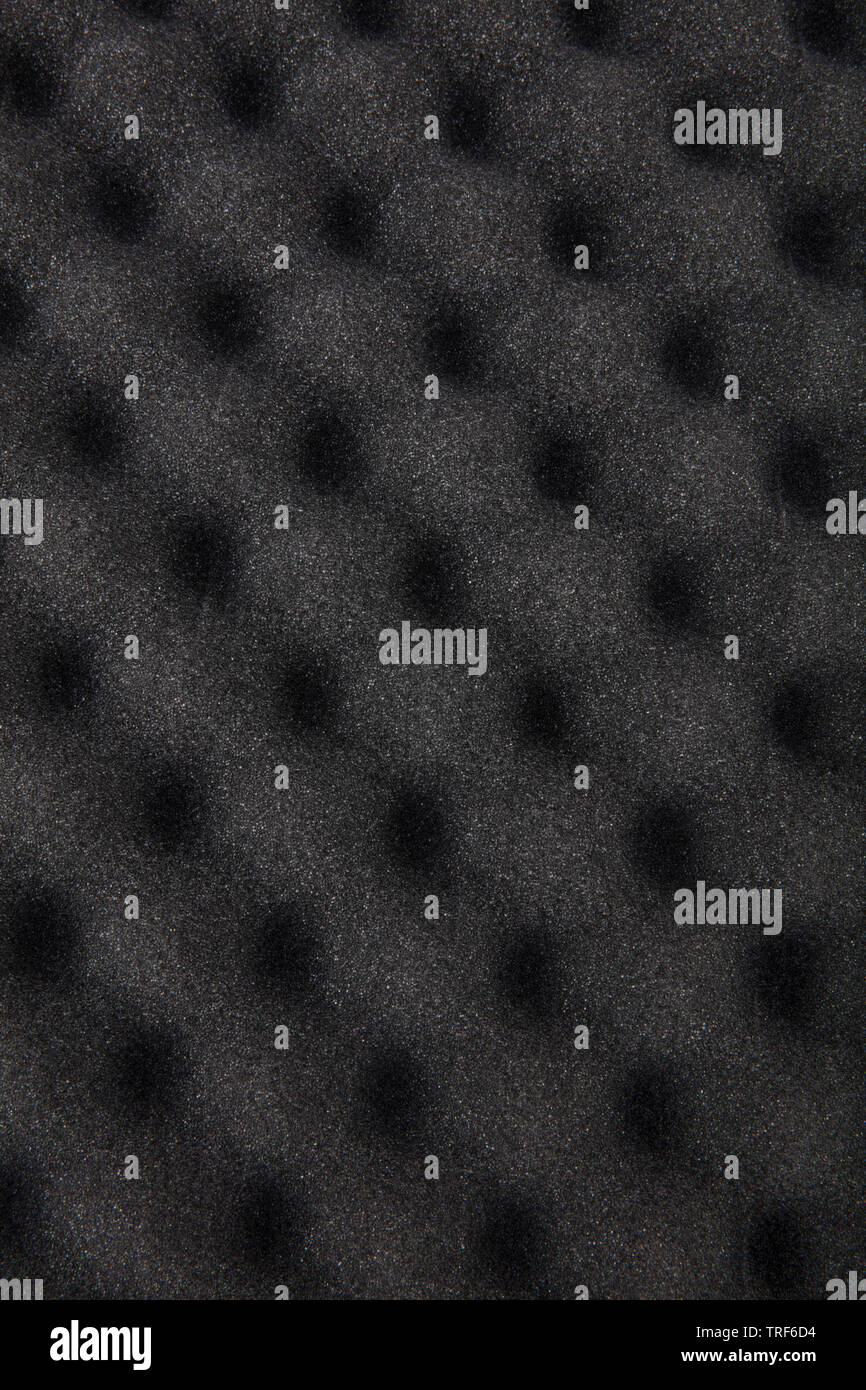 The pattern of the soundproof panel of polyurethane foam. Sound Insulation Material Stock Photo