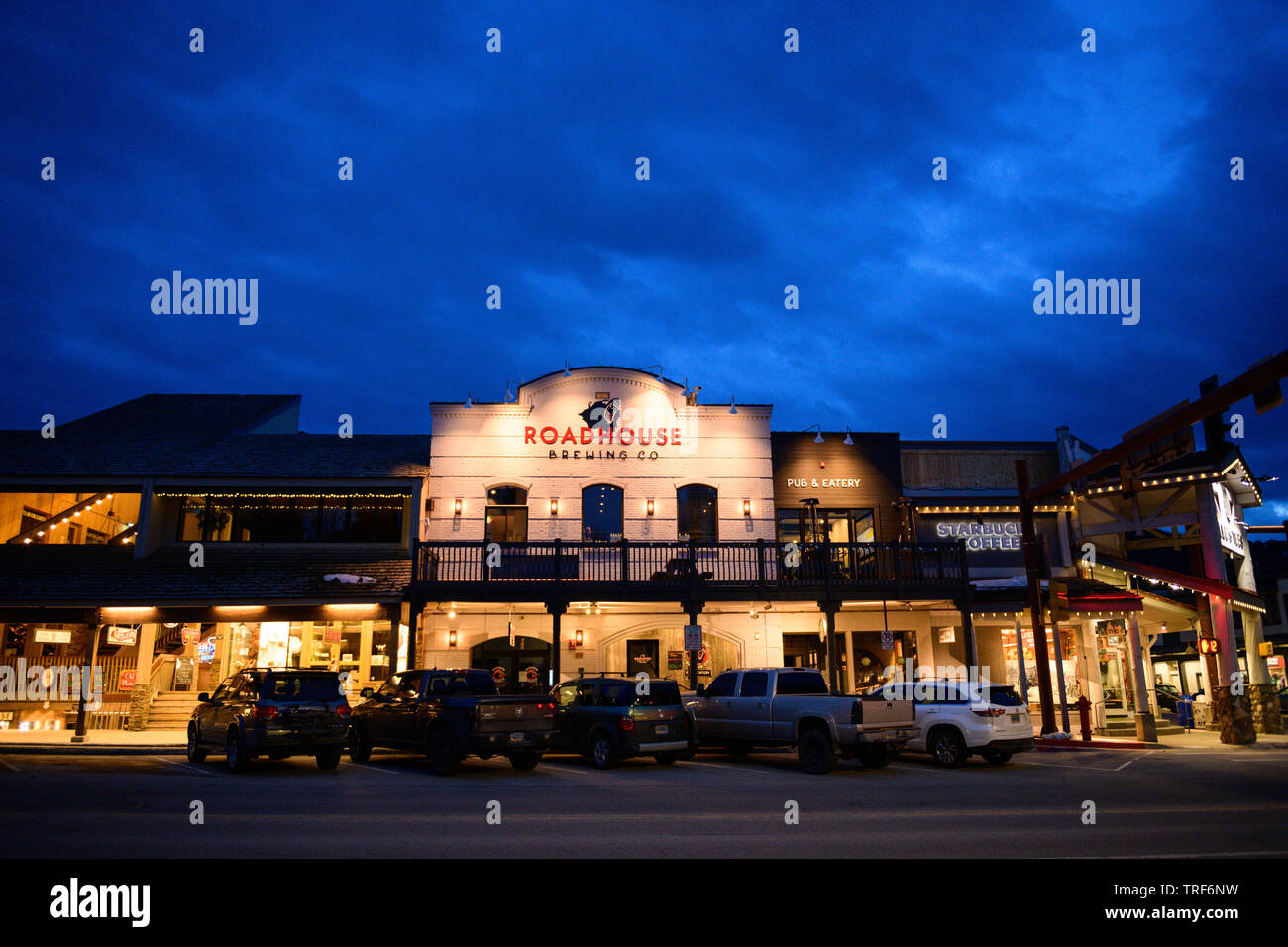 The Roadhouse Brewing Company in the western, USA town of Jackson