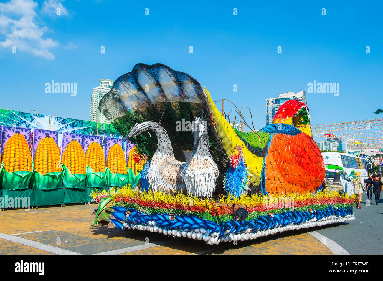 Manila Philippines April 27 Parade Floats At The Aliwan
