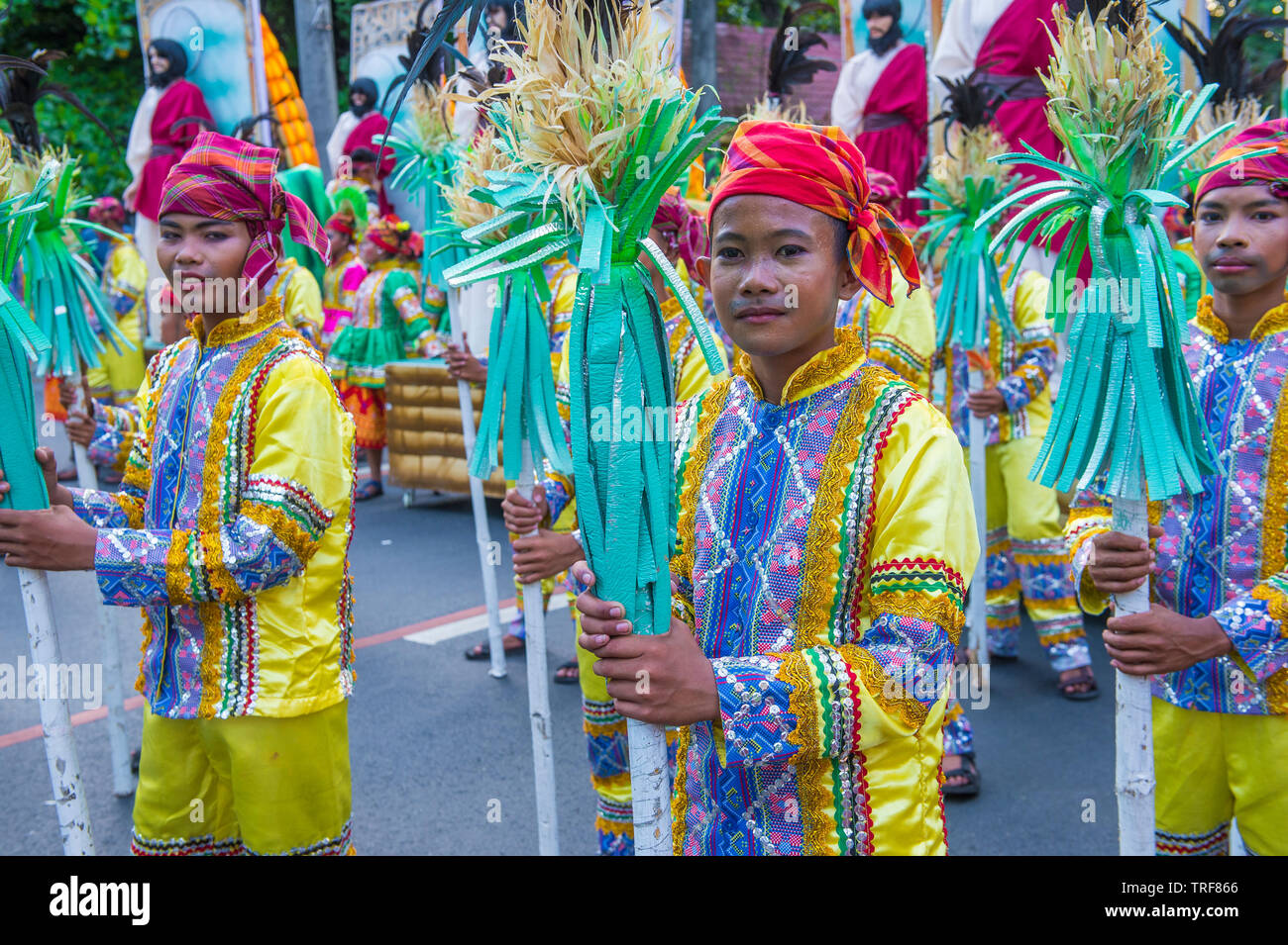 Participants in the Aliwan fiesta in Manila Philippines Stock Photo - Alamy